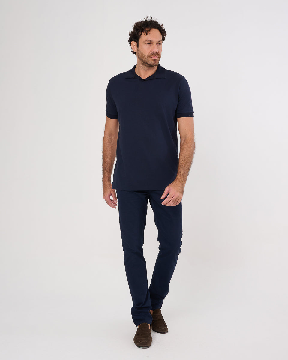 Polo pima lisa italiana
