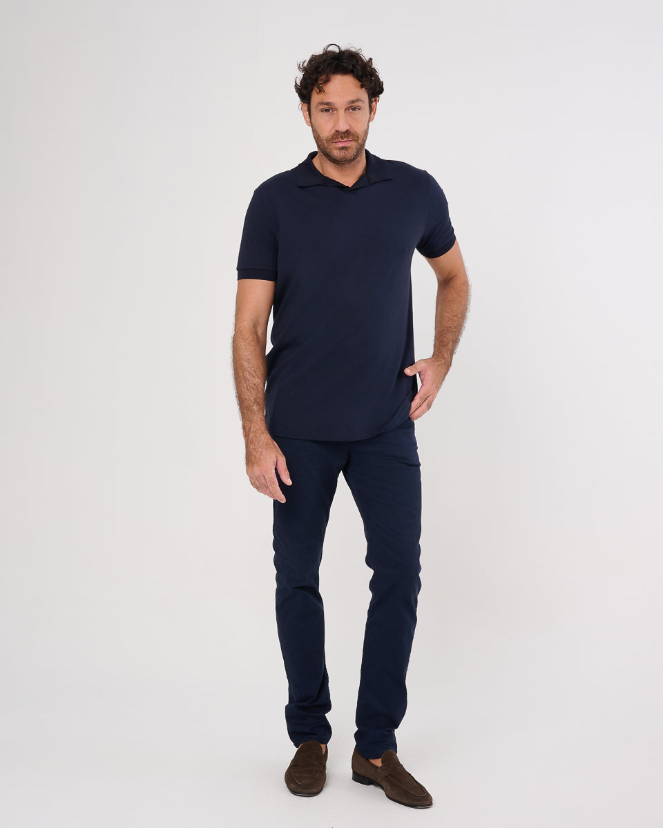 Polo pima lisa italiana