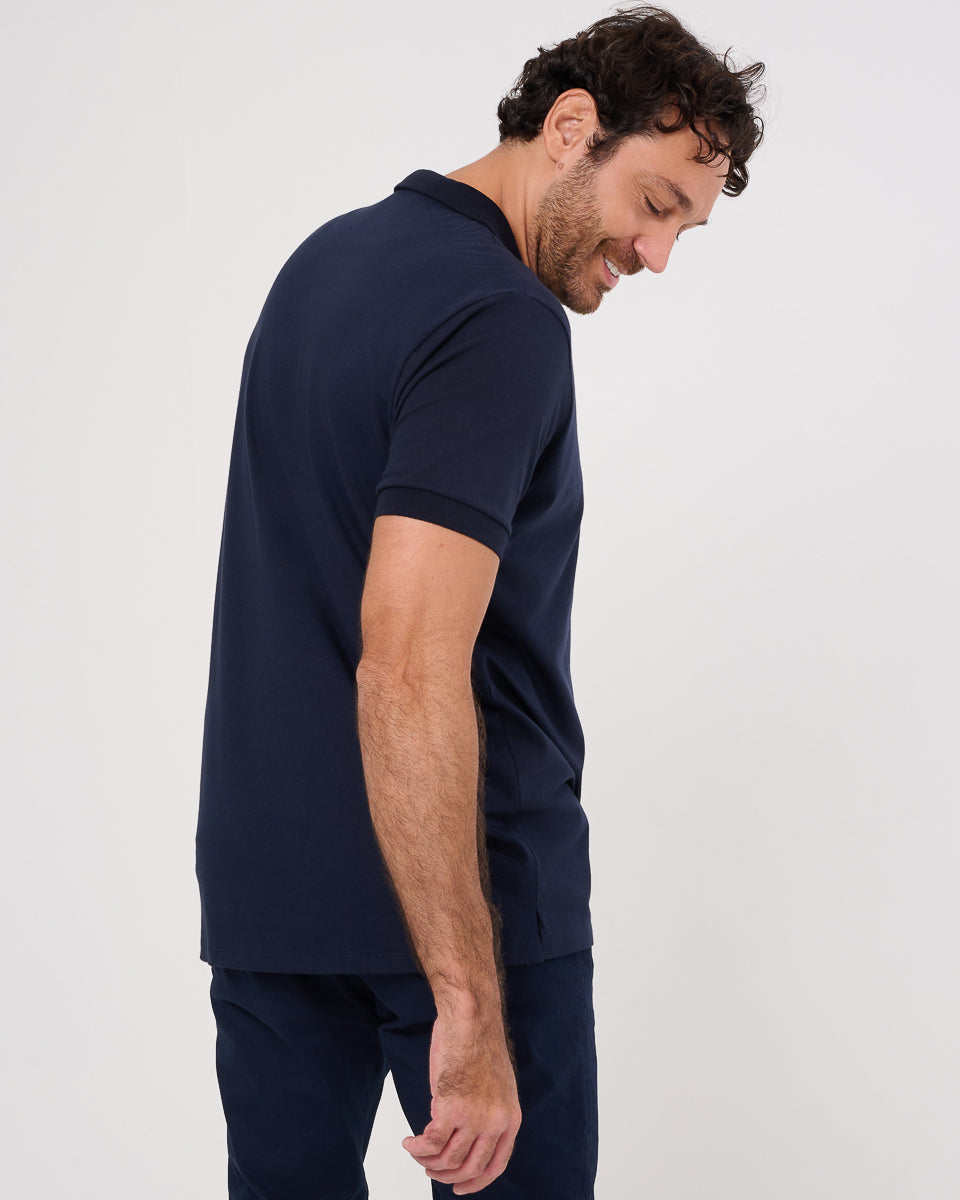 Polo pima lisa italiana