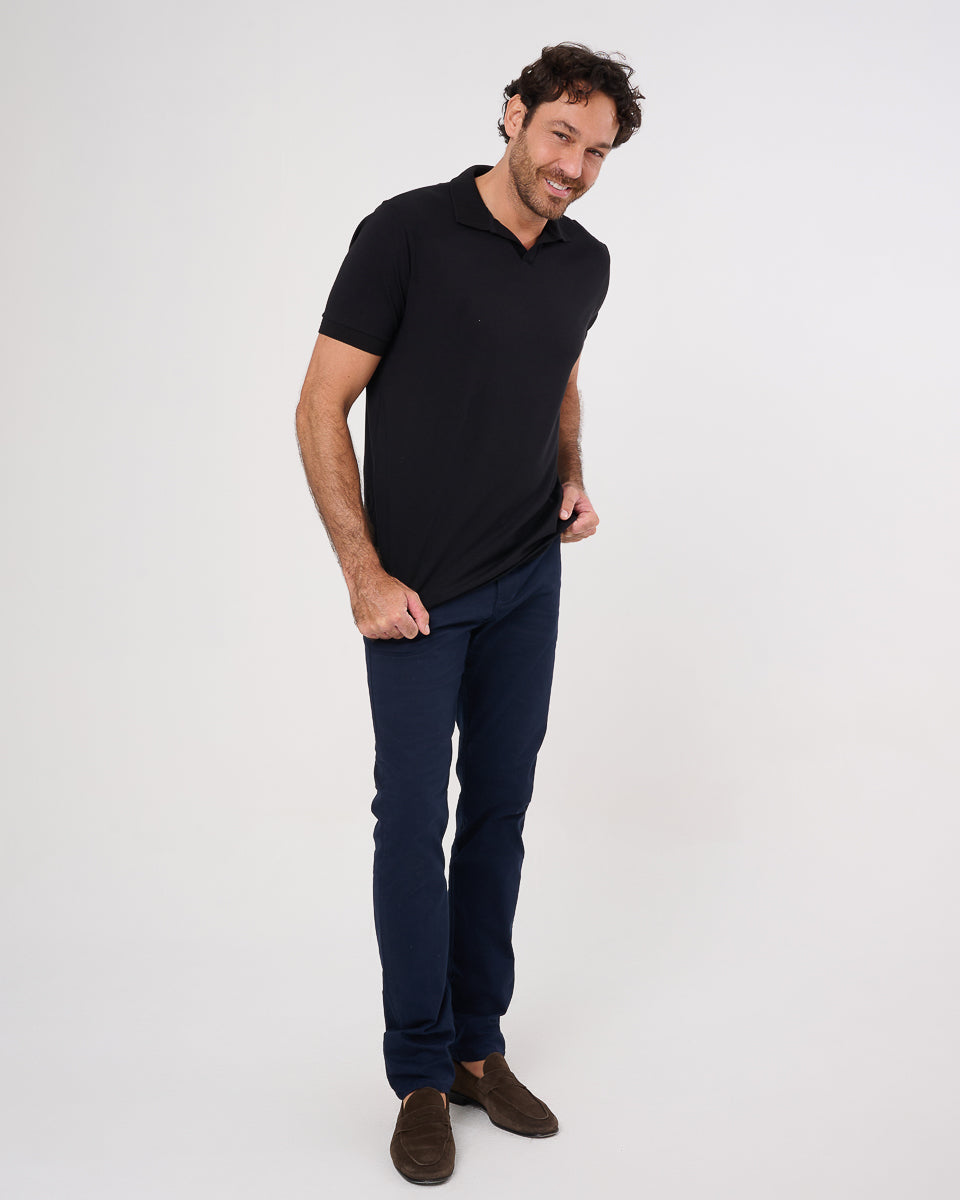 Polo pima lisa italiana