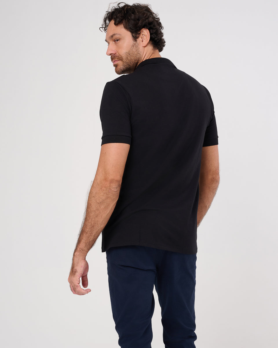 Polo pima lisa italiana